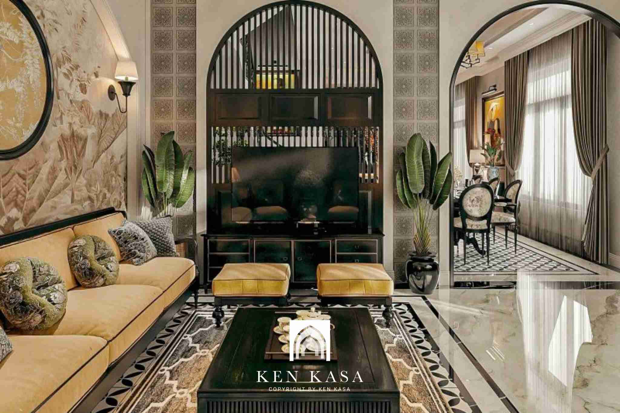 Phong cách Indochine tinh tế trong từng không gian 